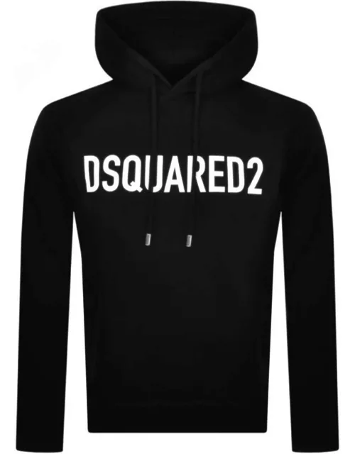 DSQUARED2 Logo Pullover Hoodie Black