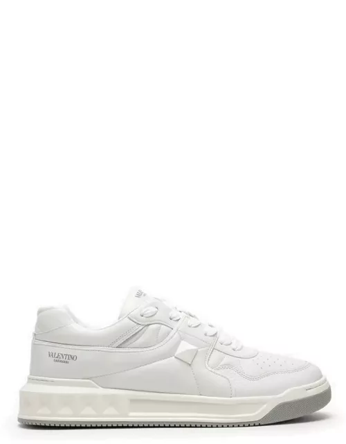 One Stud XL white leather sneaker