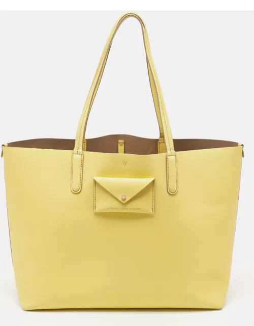Marc by Marc Jacobs Yellow Leather Shopper Tote