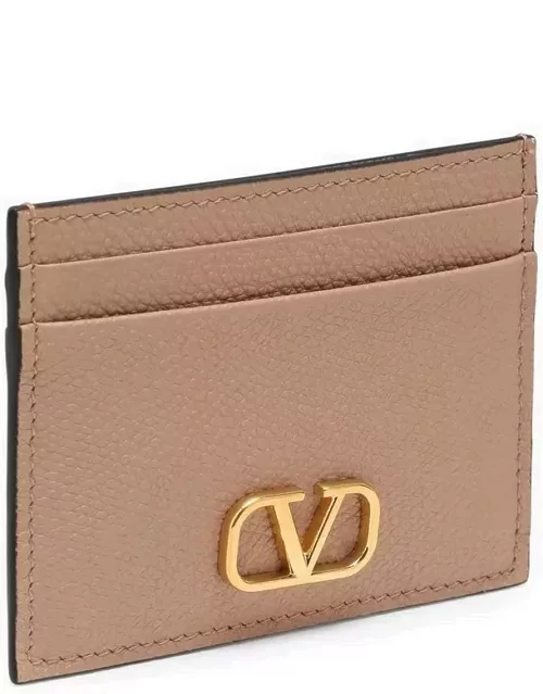 Vlogo cannelle rose leather card holder