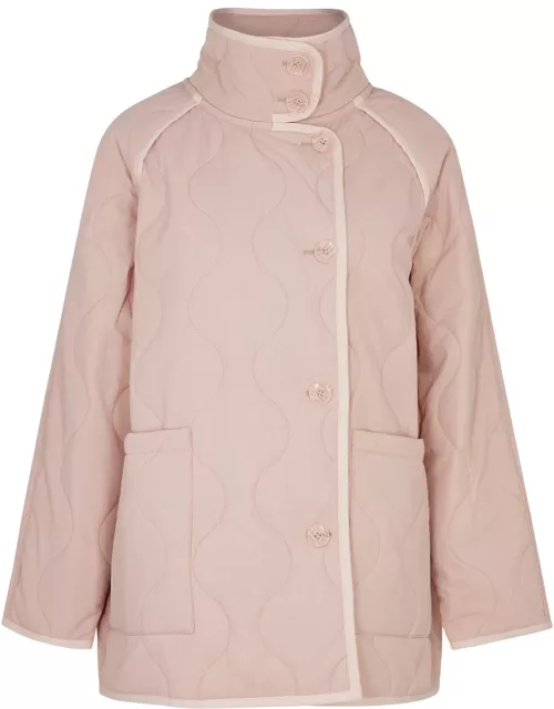 Jakke Chloe Quilted Shell Jacket - Light Pink - XS (UK6 / XS)