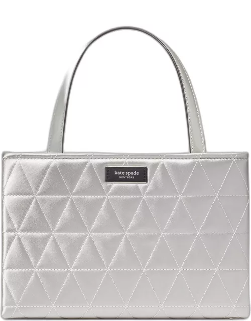 sam icon small quilted tote bag