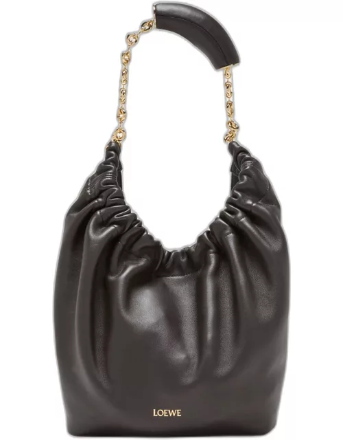 Squeeze Small Shoulder Bag in Napa Leather