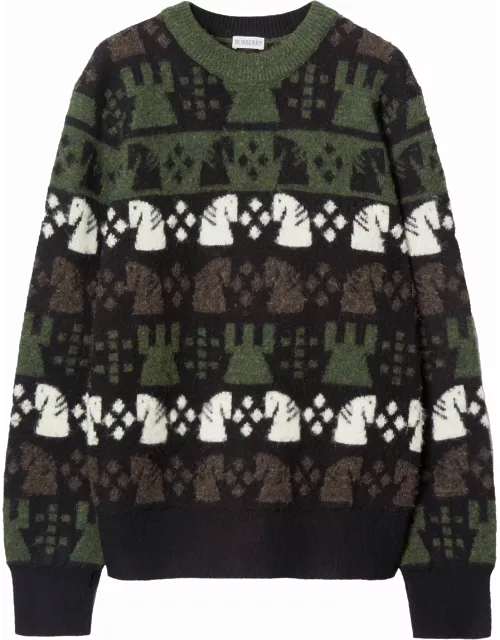 Chess pattern sweater