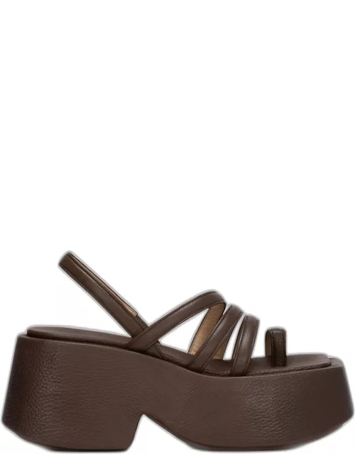 Flat Sandals MARSÈLL Woman colour Brown