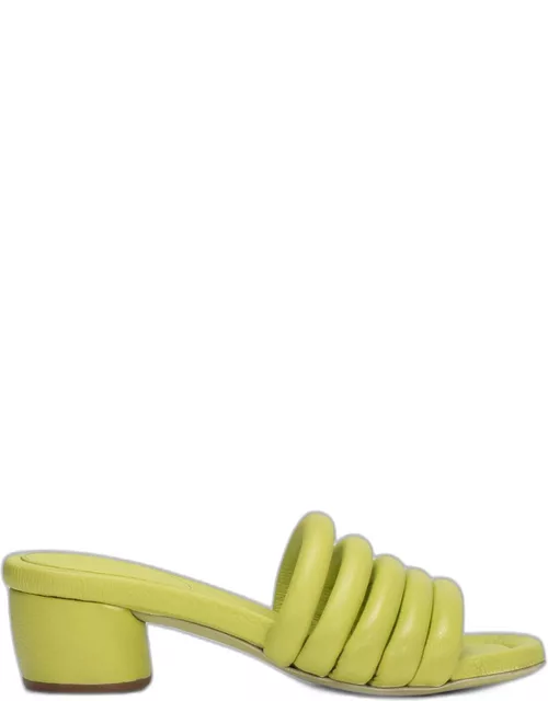 Flat Sandals MARSÈLL Woman colour Lime