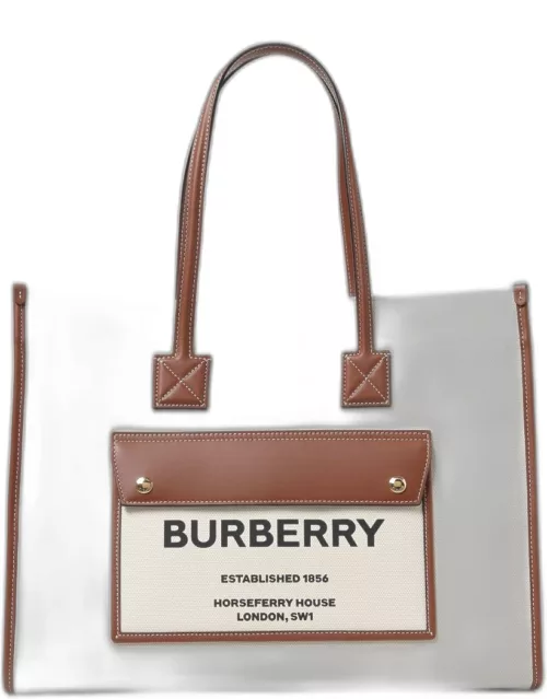 Tote Bags BURBERRY Woman colour Dove Grey