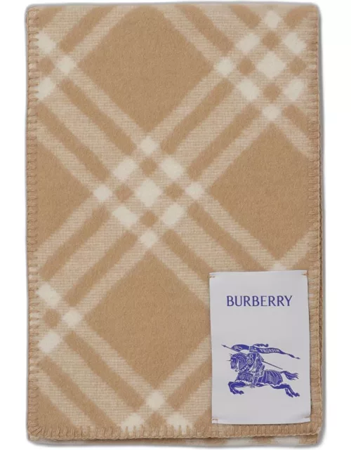 Burberry wool scarf with all-over check pattern