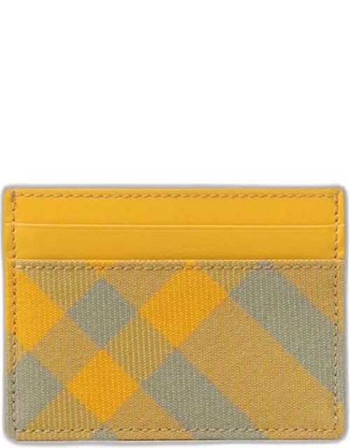 Wallet BURBERRY Men colour Yellow