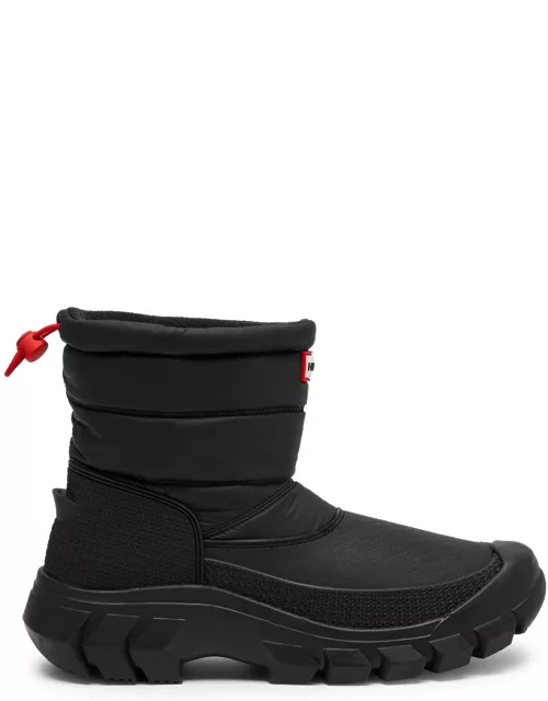 Hunter Intrepid Quilted Nylon Snow Boots - Black - 40 (IT40 / UK7)