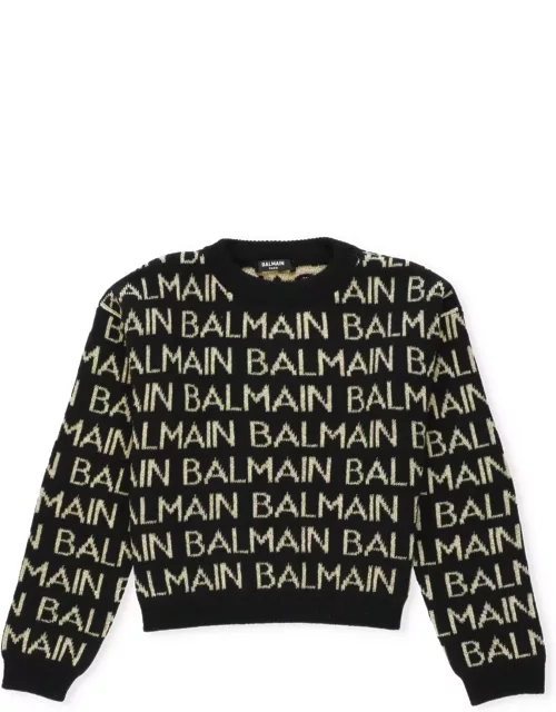 Balmain Sweater With Embroiderie