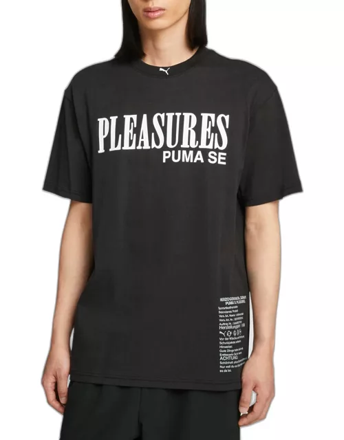 x Pleasures Men's Typo T-Shirt