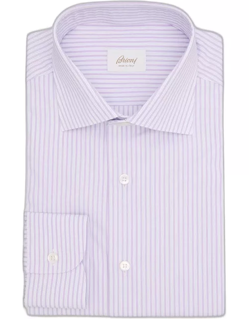 Men's Cotton Micro-Stripe Dress Shirt