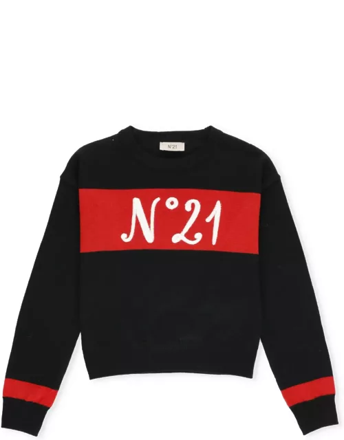 N.21 Sweater With Logo