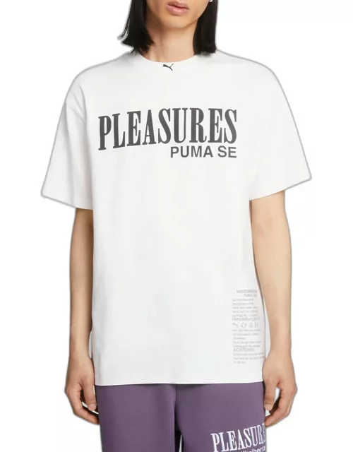 x Pleasures Men's Typo T-Shirt