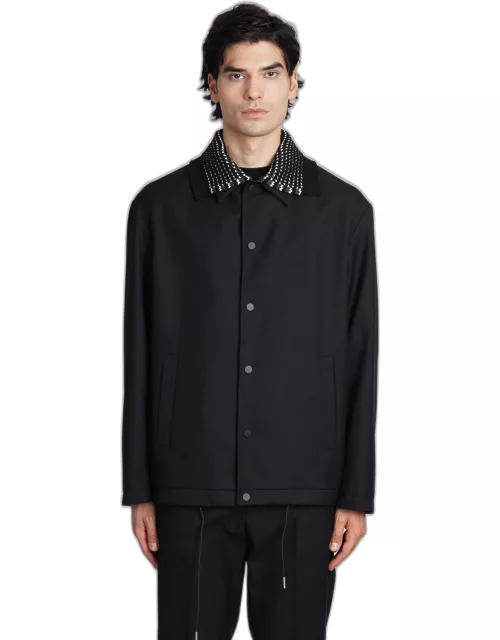 Low Brand Casual Jacket In Black Woo