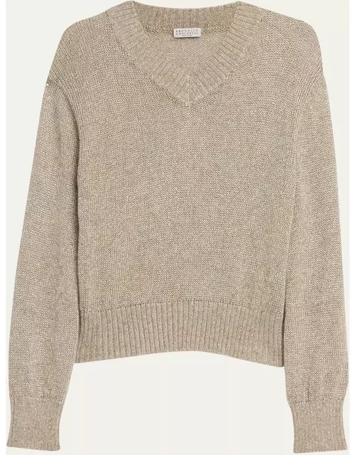 Shiny Shetland Mohair Wool Sweater