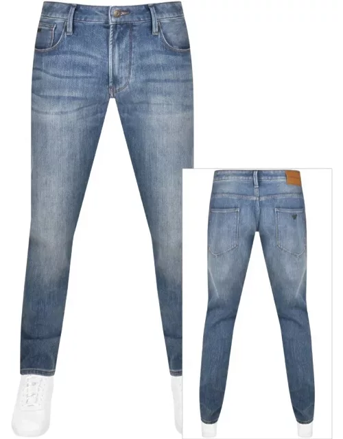 Emporio Armani J06 Slim Fit Jeans Blue