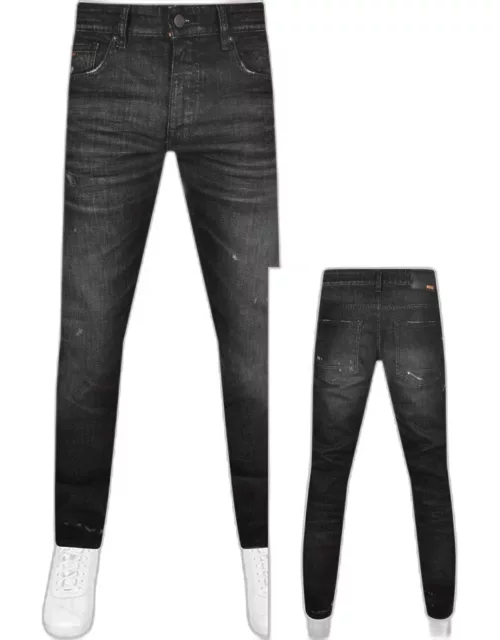 BOSS Delaware Slim Fit Jeans Black