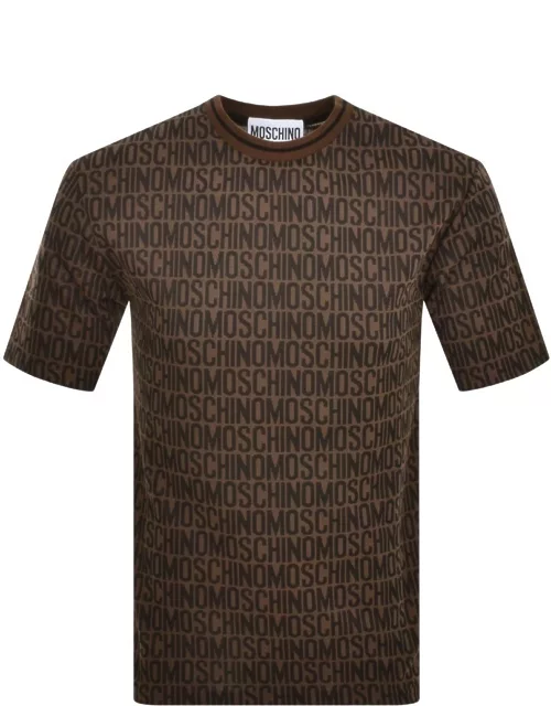 Moschino T Shirt Brown