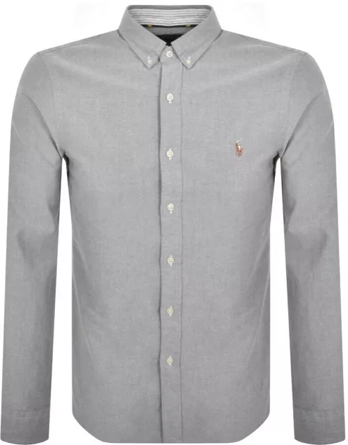 Ralph Lauren Oxford Long Sleeved Shirt Grey