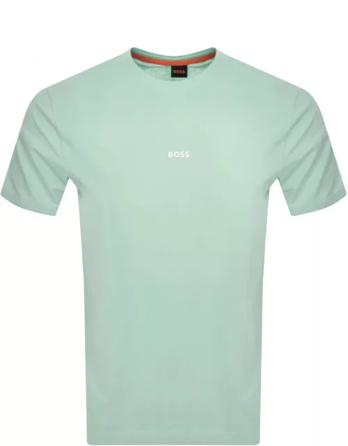 BOSS TChup Logo T Shirt Blue
