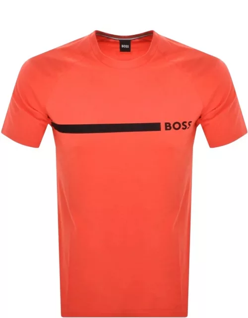 BOSS Slim Fit T Shirt Red