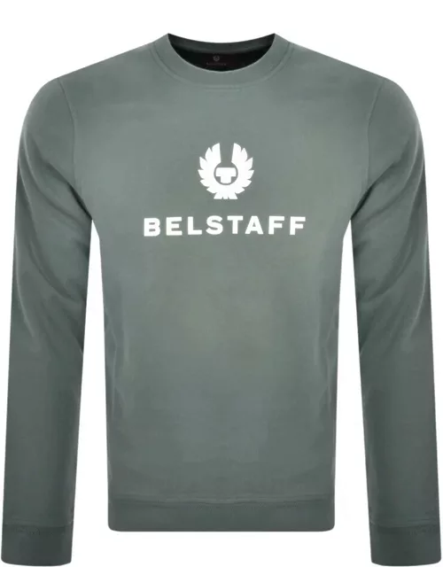 Belstaff Crew Neck Sweatshirt Green