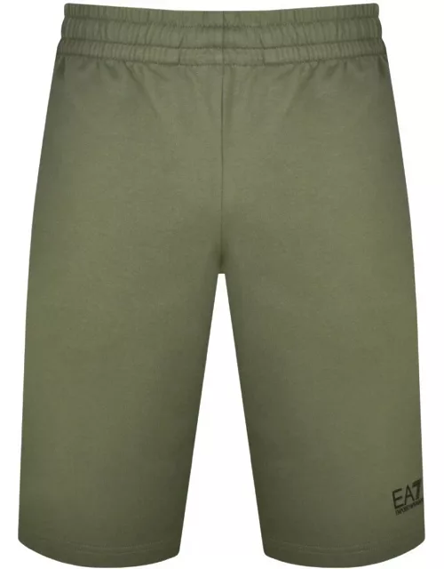 EA7 Emporio Armani Jersey Shorts Green