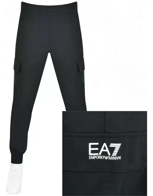 EA7 Emporio Armani Logo Jogging Bottoms Navy
