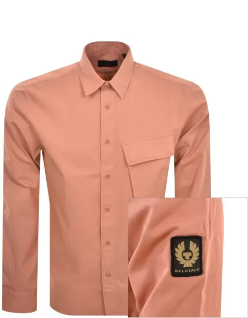 Belstaff Scale Long Sleeved Shirt Pink