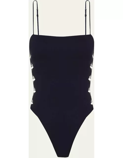 Solid Zoe One-Piece Swimsuit