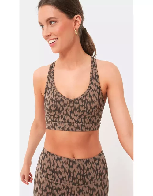 Cocoa Etched Animal Form Park Bra
