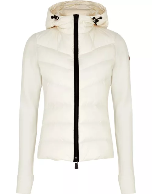 Moncler Quilted Shell and Fleece Jacket - White - S (UK8-10 / S)
