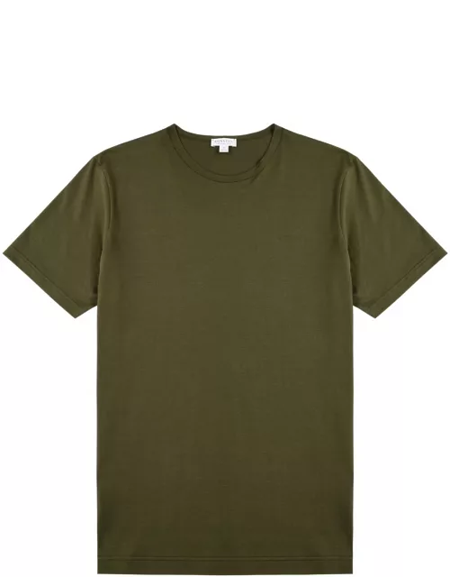 Sunspel Cotton T-shirt - Dark Green
