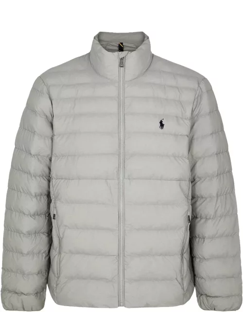 Polo Ralph Lauren Logo Quilted Shell Jacket - Grey