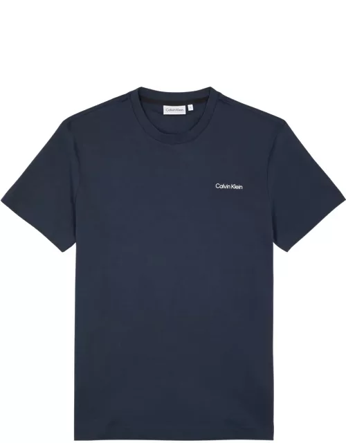 Calvin Klein Logo Cotton T-shirt - Navy