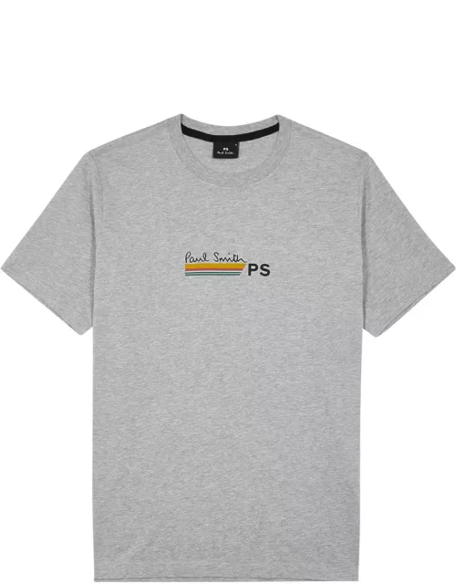 PS Paul Smith Script Logo-print Cotton T-shirt - Grey