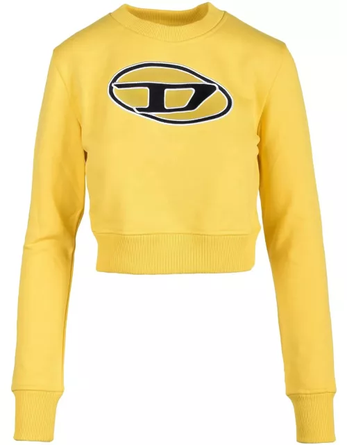 Diesel Womens Yellow Sweatshirt