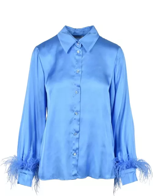 Motel Womens Light Blue Shirt