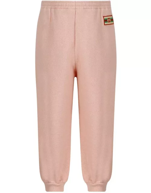 Gucci Logo Patch Tapered Track Pant