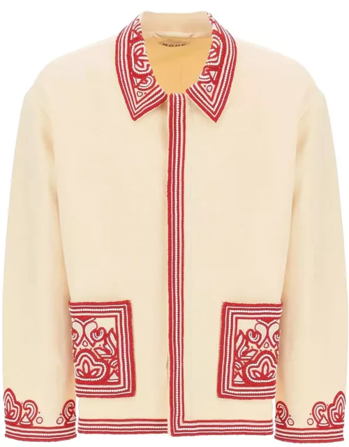 Bode Flora Bead-embroidered Jacket
