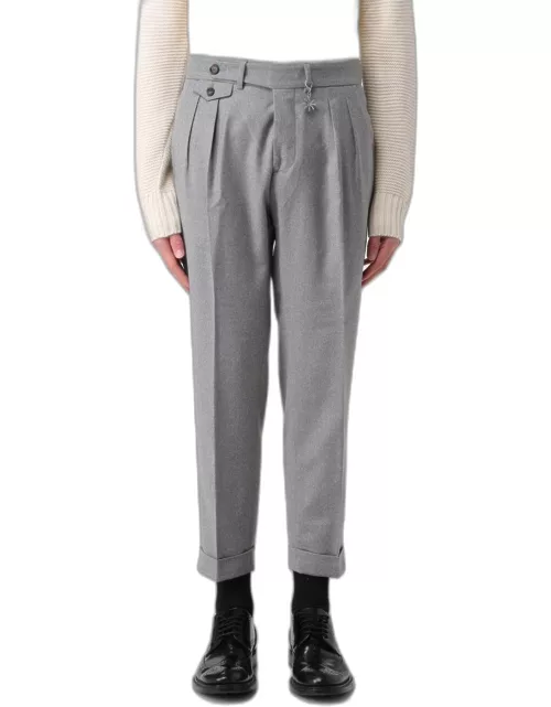 Trousers MANUEL RITZ Men colour Grey