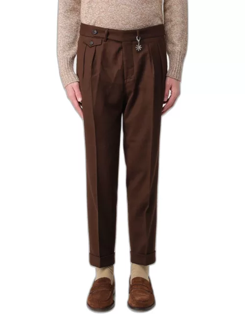 Trousers MANUEL RITZ Men colour Brown