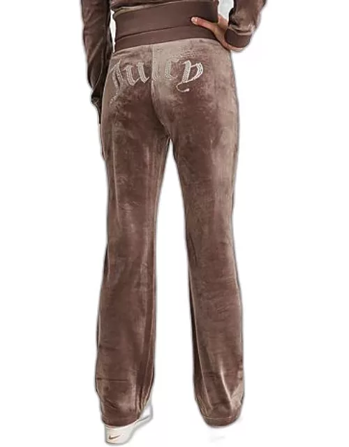 Women's Juicy Couture OG Big Bling Velour Track Pant