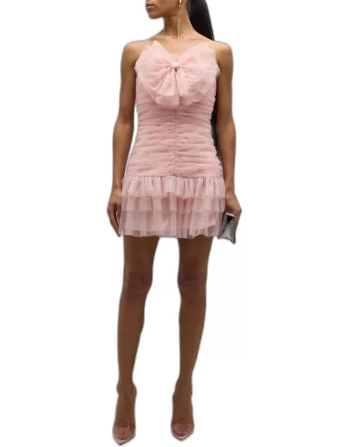 Lolisa Strapless Tulle Mini Dres
