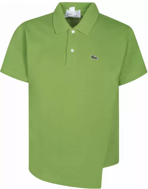 Comme des Garçons Shirt Boss Asymmetric Green Polo Shirt