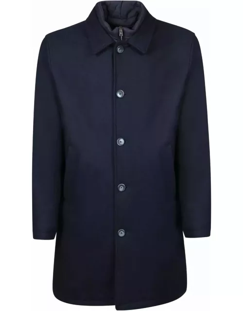 Herno Single-breasted Blue Coat
