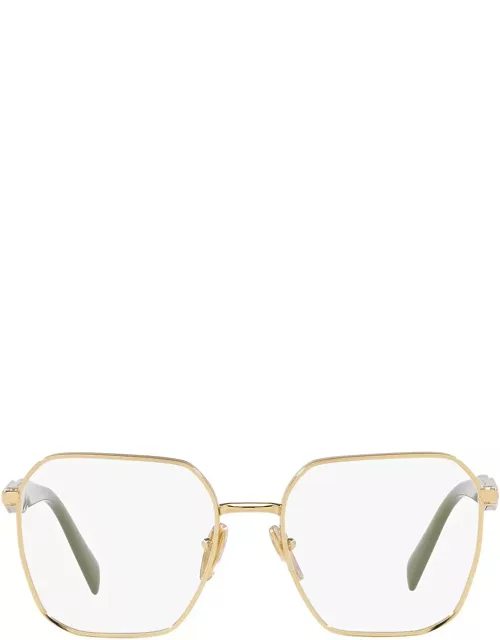 Prada Eyewear Pr 56zv Gold Glasse