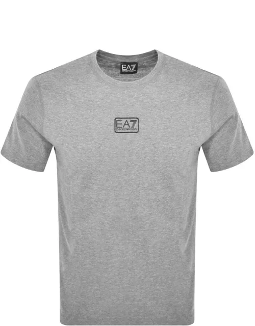 EA7 Emporio Armani Logo T Shirt Grey